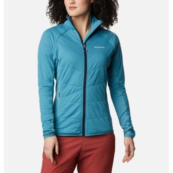 Columbia Parkdale Point Insulated Full Zip, Chamarras Azules Para Mujer | 067283-QSY